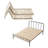 Twin Size Bunkie Board, 0.4 in Foldable Bed Board Slats with Connection, Wooden Mattress Support for Twin Size Bed, Support Under Mattress Boards, Ready to Use, 8 Piece, Burlywood-1716435383