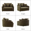 Fauteuil d'appoint en chenille surdimensionné-701439377