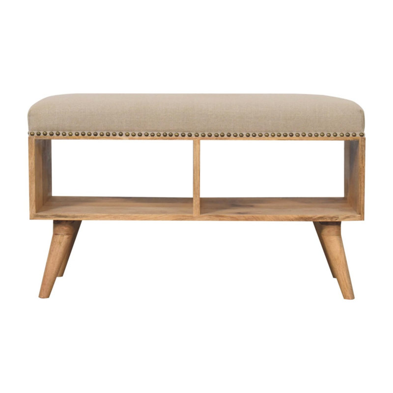 Mango Wood Storage Bench