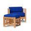 Soleil Patio Chair and Ottoman with Sunbrella Cushions-1094875668