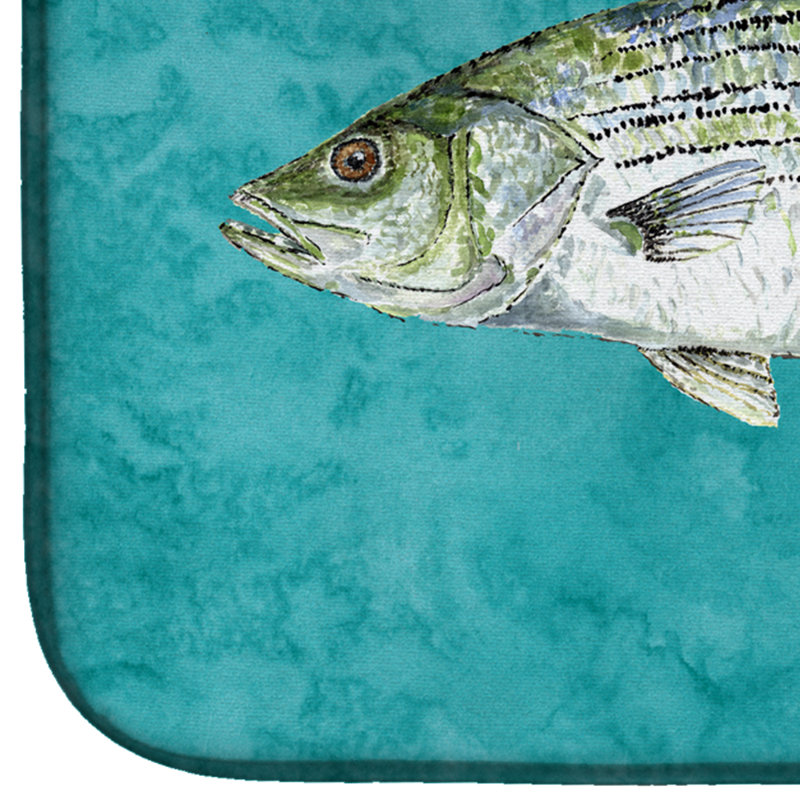 Tapis de séchage à rayures basses