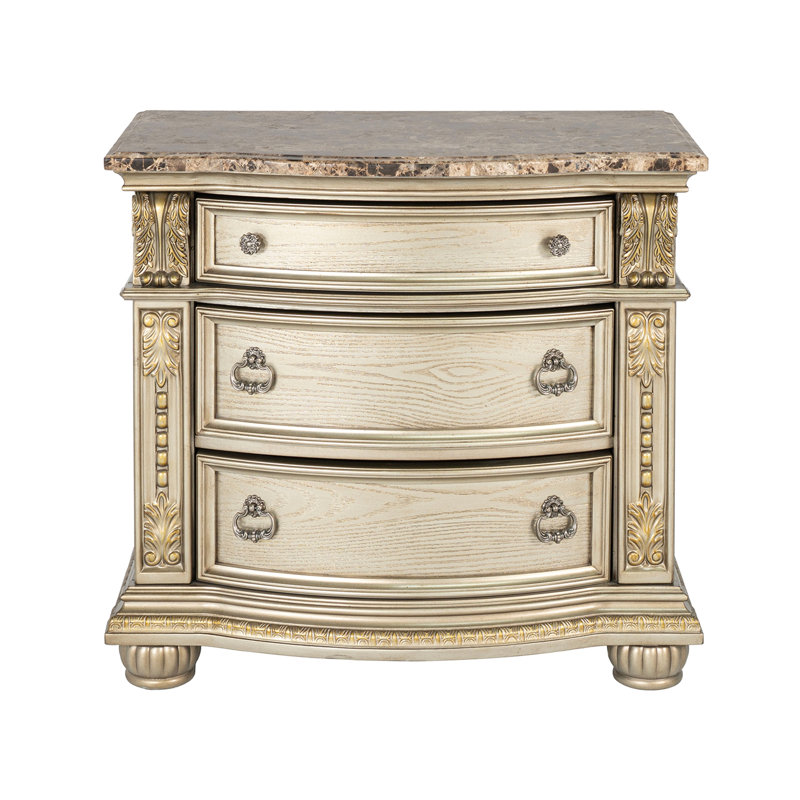Table de chevet en bois véritable