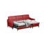 Falkirk Leather Corner Sofabed-1079921799-1079921794