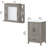 Edion Single Bathroom Vanity with Ceramic Top-1697103401