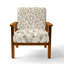 Fauteuil géométrique rembourré - Fauteuil triangulaire-710794586