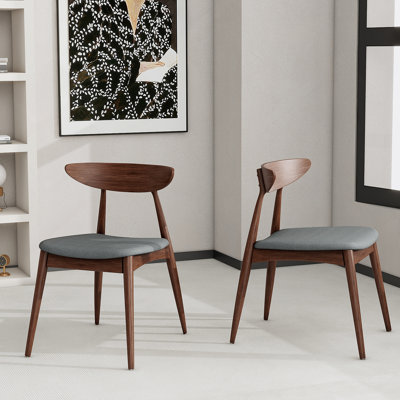 Chaises en tissu, ensemble de 2