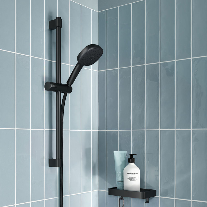 Douche à main 2 jets Tempesta 110, Noir mat