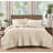 Brooklyn Loom Matte Cotton Velvet Channel Stitch Quilt Set-118622682-118622679