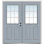 Internal Grilles Primed Fibreglass Prehung Front Entry Doors-45711203-45711197-45711209