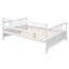 Lit de jour moderne avec structure en bois massif et pieds de soutien-125356232