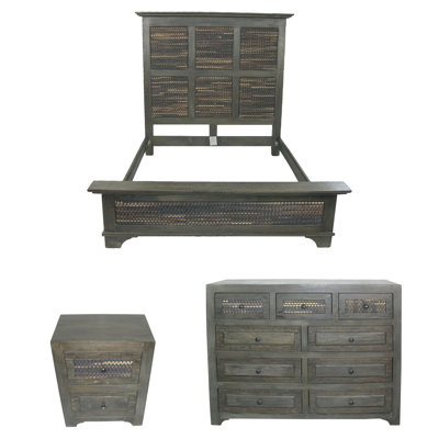 Goodwater Solid Wood Piece Bedroom Set