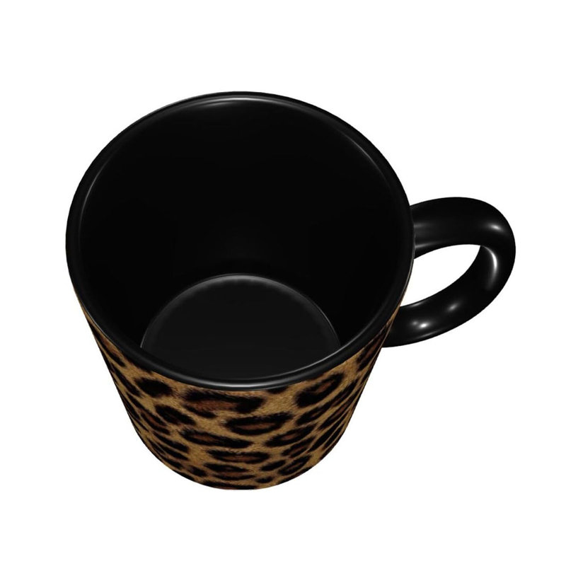 Leopard Print Coffee Mug 11 OZ Ceramics Tea Cup