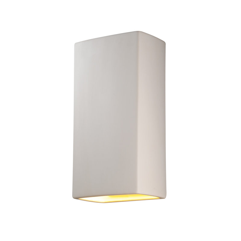 Tenny 2 - Bulb 21" H Integrated LED Outdoor Flush Mount, No, Bisque, 12W