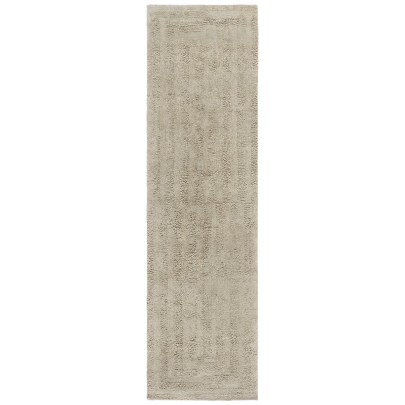Easy Care 208 Hand Tufted Recycled Cotton Machine Washable Geometric Indoor Use Only Rug, Runner 2'3" x 9'