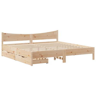 Solid Wood Bed