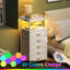 40.9cm W Metal Bedside Table-1758910824