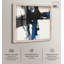 Décoration murale moderne Blue Streak I Shadowbox Print par Art Remedy-115123436-115123439