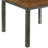 Desiree Weathered Oak Counter Height Dining Table Seats 6