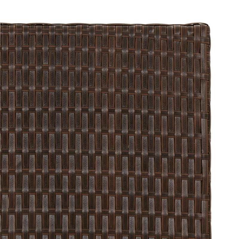 Lakhwinder Rectangular Folding Outdoor Bistro Table , 45cm cm W 35cm cm D, Brown