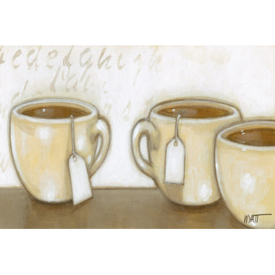 Time For Tea I by Norman Wyatt Jr. - Wrapped Canvas Painting