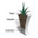 Kal 40" Tall Resin Pot Planter