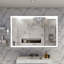 Miroir mural de salle de bain surdimensionné 60X40 pouces
