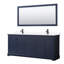 Ensemble de meuble-lavabo double 80 "avec miroir Avery-51712106-51712107-80216453