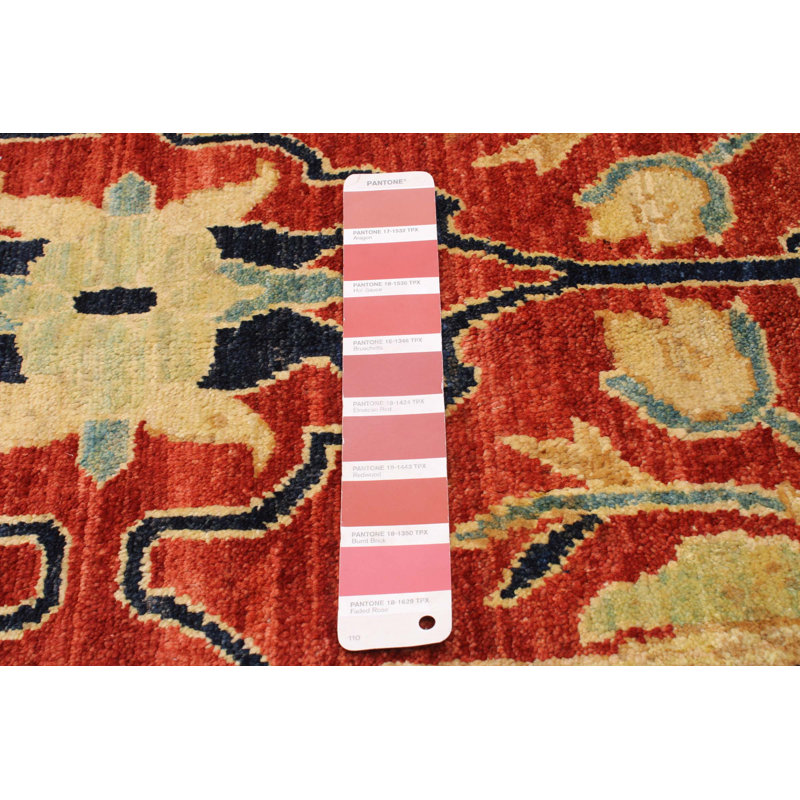 Tapis unique en laine noué à la main 9 pi 10 po x 14 pi 1 po nouvel âge Schlueter