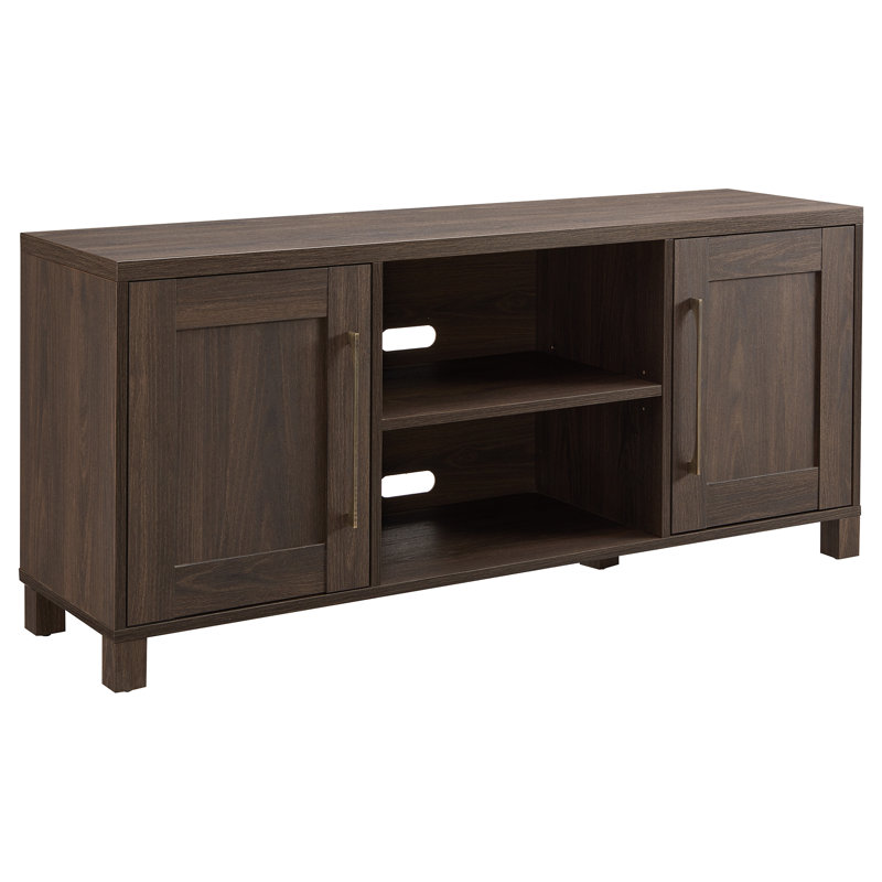 Unfinished TV Stand for TVs up to 65", Alder Brown