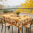 1pc Autumn Decor Thanksgiving Polyester Tablecloth, Pumpkin, Turkey And Sunflower Design Pattern, Rectangular And Round Autumn Harvest Tablecloth, Thanksgiving Gift, Suitable For Fall Indoor/Outdoor Use, Camping And Picnic Decoration-120014795