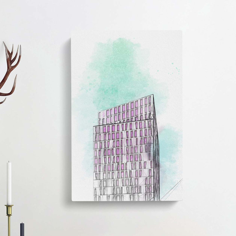 Sketching the Architecture Vol.11 - Wrapped Canvas, 50cm H x 35cm W x 3cm D