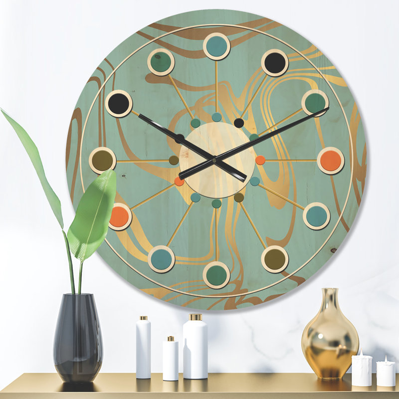 Horloge murale Marble Design I, Moyenne