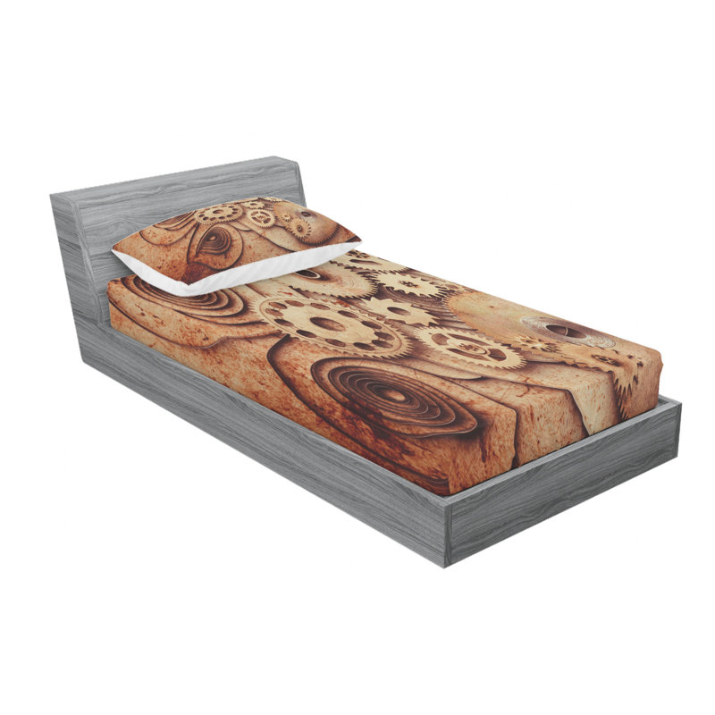 Microfiber Sheet Set, Twin Sheet Set with Fitted Sheet