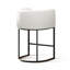 Tabouret de comptoir rembourré avec structure en métal-330342604