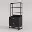 Spacious Filing Cabinet,Height File Cabinet,Stable Cabinet With Open Bookcase