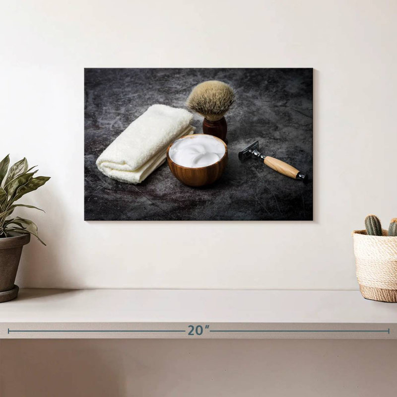 Shaving Set, 8" H x 12" W