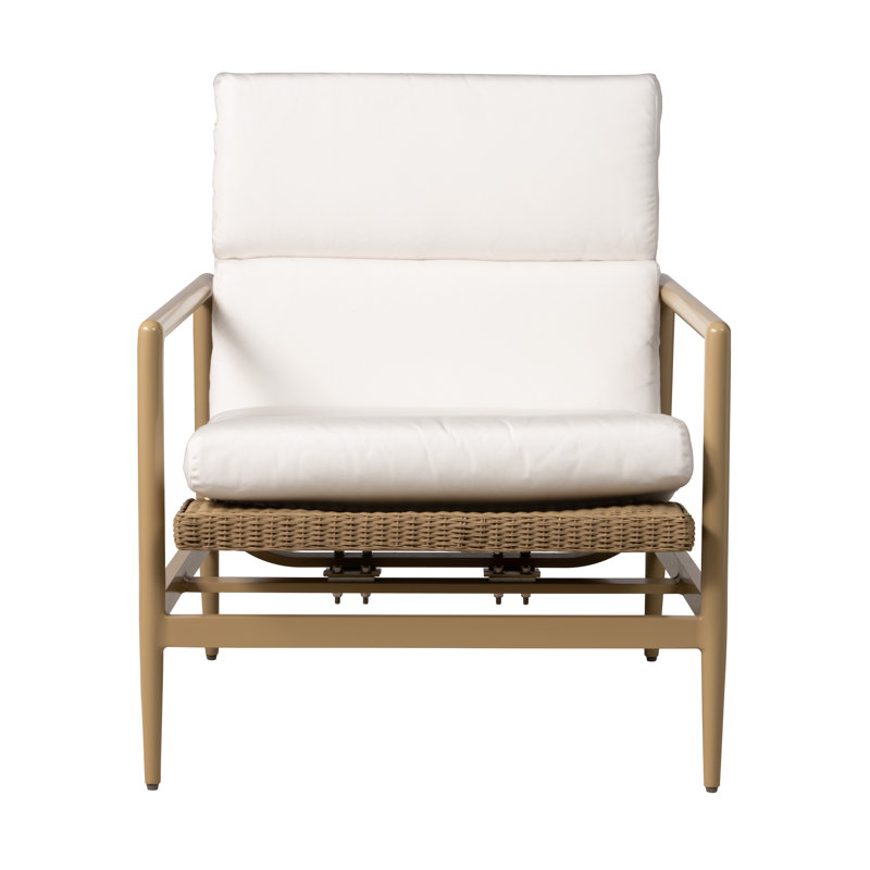Outdoor Dining Armchair, Hickory