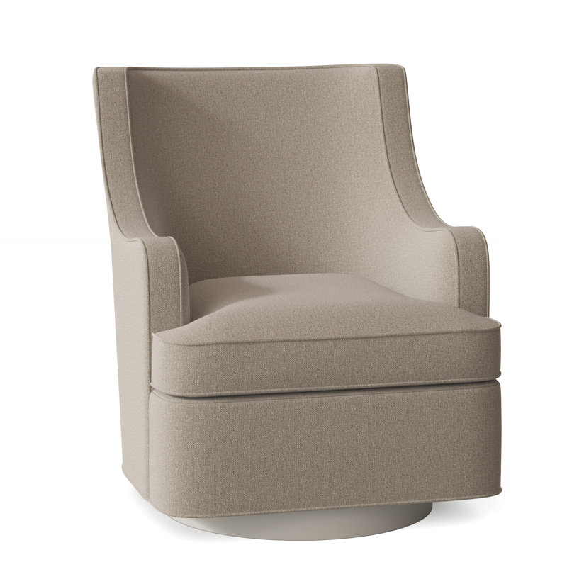 Fauteuil pivotant l 29,5 po Libby Langdon, 9508 sable polypropylène / oléfine