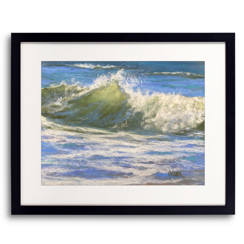 Impermanence Print by Dina Gardner, 17.25" H x 21.25" W x 0.88" D, White, Black Framed Paper