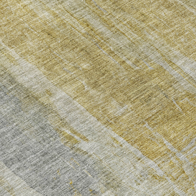 Tapis abstrait intérieur / extérieur lavable à la machine Matteson ACN2309, Rectangle 1 pi 8 po x 2 pi 6 po