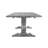 Rectangular Trestle Table with Double Turned Pedestal