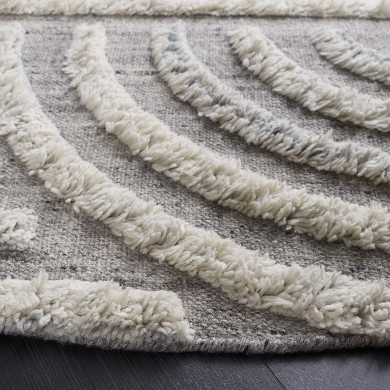 Seri Abstract Indoor Rug, Round 6'