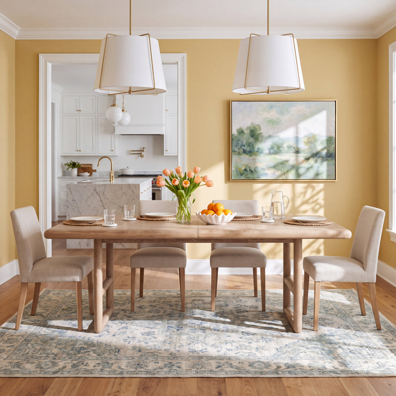 Colleen 80" Acacia Dining Table