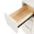 Bedside Table With Three Drawers(15.75*7.87*22.83 In)-1430746679