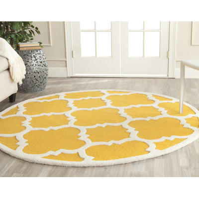 Cannen Hand Tufted Wool Geometric Rug