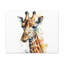 Girafe aquarelle, art mural sur toile-1925366028