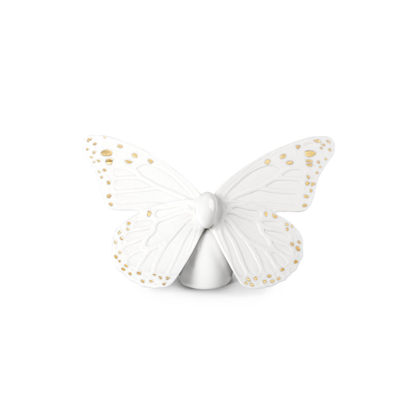 Figurine papillon, Blanc