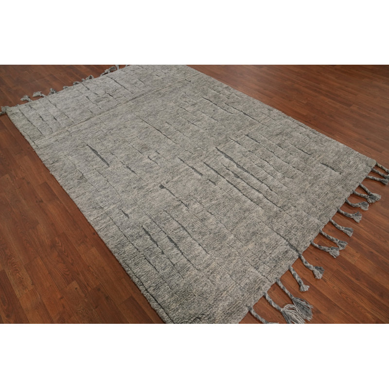 Tapis oriental marocain fait à la main 6 x 8