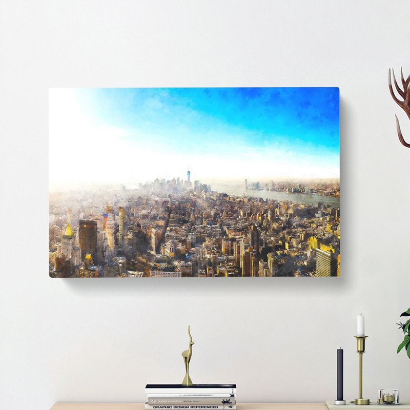 Manhattan New York - Wrapped Canvas, 35cm H x 50cm W x 3cm D