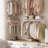 Closet System, Closet Insert Organizer, 4-8 Ft, Adjustable Metal Shelving Unit With 6 Hanging Rods, 6 Shelves, And Hooks, For Pantry Mudroom Garage Basement
